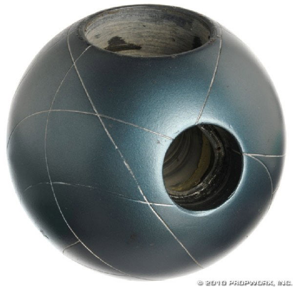 Goa'uld Shock Grenade: Production Description: Shock grenade wielded by the Goa'uld and Jaffa, introduced in the SG-1 Season Two episode "The Serpent's Lair". The Jaffa use this device to stun SG-1 while on the Pel'tac of K
