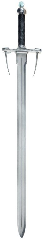 Excalibur Sword from "Avalon, Part 2": Production Description: Hero sword wielded by actor Ben Browder as "Cameron Mitchell" in the Stargate SG-1 Season Nine episode, "Avalon, Part 2". Introduced in the stone in the previous episode, this 