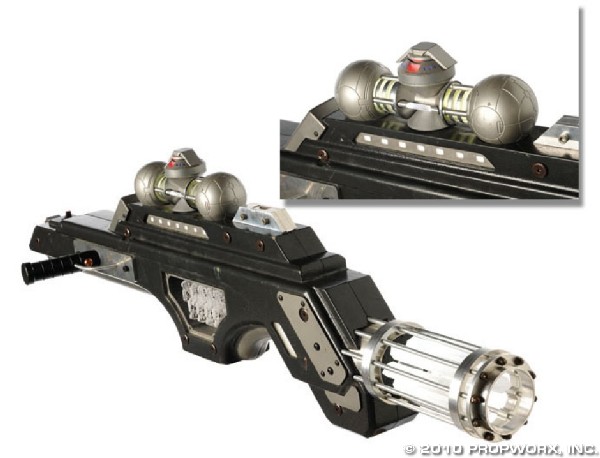 X-699 Rifle: Production Description: Light-up experimental weapon developed by Dr. Bill Lee and Colonel Samantha Carter, introduced in the Stargate SG-1 Season Ten episode "Bounty" and used again in "Stargate: Con
