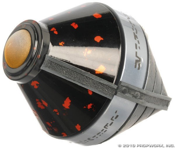 Thermal Grenade from "The Daedalus Variations": Production Description: Grenade used by an alien intruder in the Stargate Atlantis Season Five episode "The Daedalus Variations". When the Daedalus is boarded by alien creatures, they use both blaster