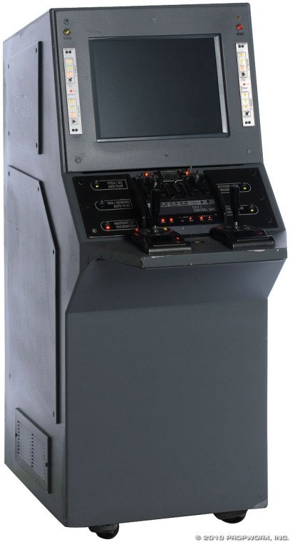 SGC UAV Computer Cabinet: Production Description: Computer cabinet configured to control the Unmanned Aerial Vehicles which are launched to alien planets. Nicknamed "Blinky Light Unit" by Stargate Set Decorator Mark Davidson, 