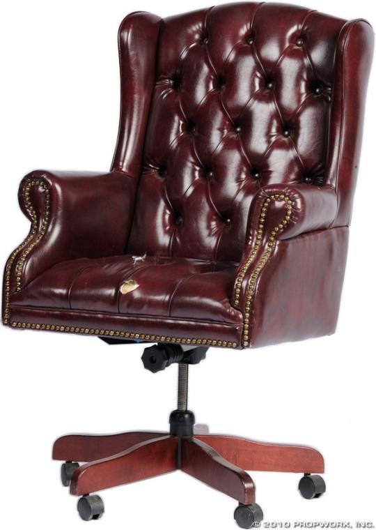 SGC General's Office Chair: Production Description: Chair used by the general in charge of Stargate Command, seen throughout Stargate SG-1 and numerous episodes of Stargate Atlantis. This chair was used by Generals Hammond, O'Ne