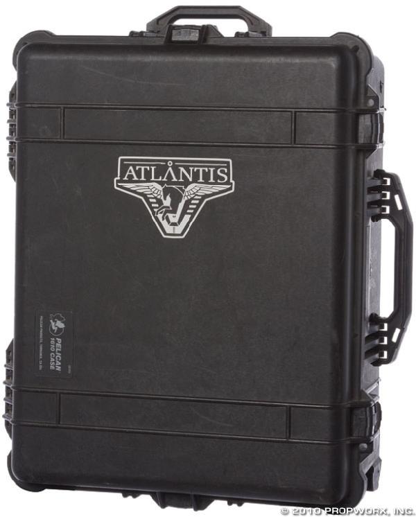Puddle Jumper Storage Crate: Production Description: Archival storage crate seen in the Puddle Jumper set of numerous episodes of Stargate Atlantis. These items could often be found in the background of scenes where supplies were