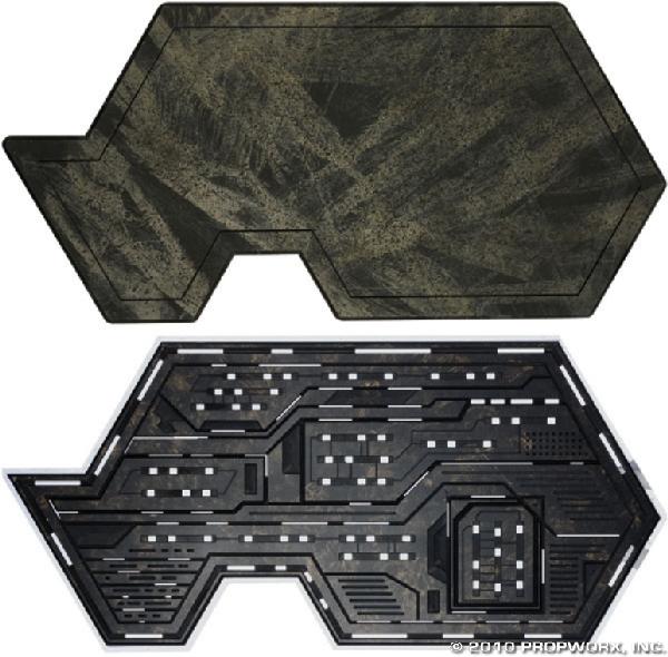 Ori Supergate Control Console and Cover: Production Description: Panel from a segment of the Ori Supergate which Samantha Carter accessed in the Stargate SG-1 Season Nine episode, "Camelot". Carter attempted to alter the crystals so that she
