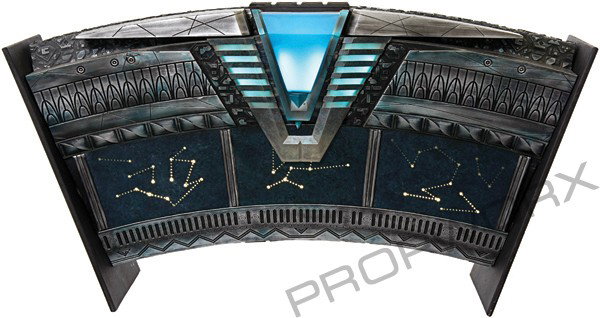 Atlantis Gate Room Stargate Segment: Segment of the hero Atlantis Gate Room Stargate, featured in nearly every episode of Stargate Atlantis. This segment features a chevron at the top, and is capped with panels on each end to create an a