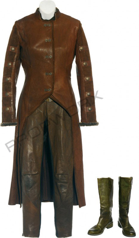 Teyla's costume from "Missing": Costume worn by actress Rachel Luttrell as "Teyla Emmagan" in the Stargate Atlantis Season Four episode, "Missing". The leader of the Athosian tribe, Teyla gave up a life among her people to defend th