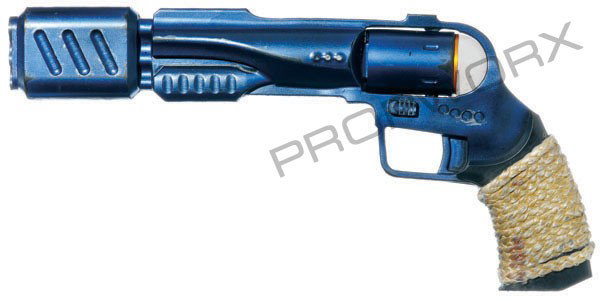 Ronon's Blaster: Ronon Dex's famous blaster weapon. Includes woven "Wraith hair" around the hand grip, signifying this version as Ronon's weapon. The Traveler blasters, which were the same design, did not include Wrai