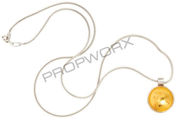 Weir's Necklace: Necklace worn by actress Torri Higginson as Elizabeth Weir in the production of Stargate Atlantis. This lot includes the original box. An expert on international politics, Dr. Weir was President Hayes