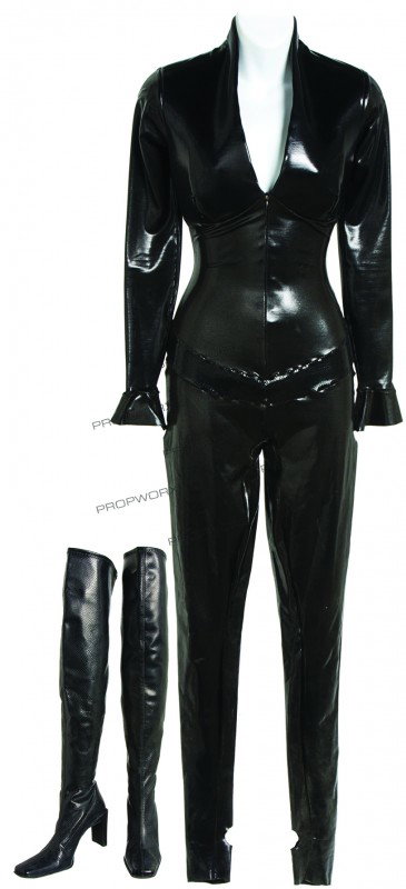 Chrissy's Catsuit: Production Description: This costume was worn by actress Ali Larter while portraying the character Chrissy in the film "Jay and Silent Bob Strike Back". Production noted this as the outfit used when C