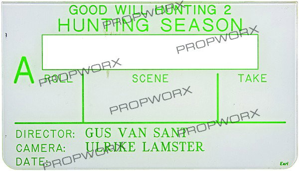 "Good Will Hunting 2" Clapper Plate: Production Description: Sneaking from set to set Jay and Silent Bob stumbled onto the set of "Good Will Hunting 2: Hunting Season." The two almost mistakenly jump Ben Affleck and Matt Damon thinking t