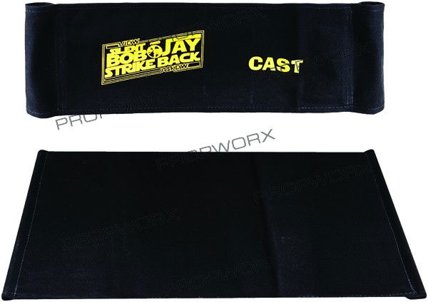 Cast" Director's Chair back and Seat from "Jay and: Production Description: An unused "CAST" chair back and seat from "Jay and Silent Bob Strike Back." Intended to be used on set of the film by any cast member from the film. Technical Description: Tel