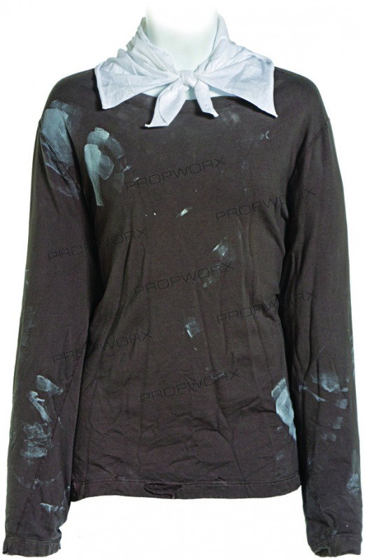 Dante's Quick Stop Repairs Outfit: Production Description: The grey sweatshirt and scarf worn by actor Brian O'Halloran while portraying Dante Hicks in the film "Clerks II". Production noted this as being the hero sweatshirt and scarf 