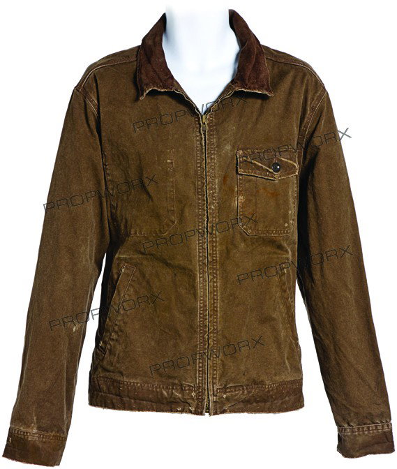 Dante's Cleaning Jacket: Production Description: The jacket worn by actor Brian O'Halloran while portraying Dante Hicks in the film "Clerks II". Production noted this as being the hero American eagle brown jean jacket worn by