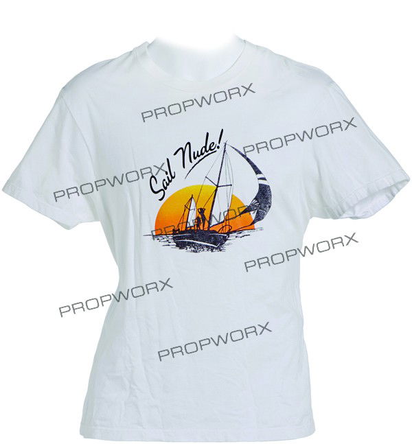 Randal's Sail Nude Shirt: Production Description: The shirt worn by actor Jeff Anderson while portraying Randal in the film "Clerks II". Production noted this as being the backup shirt worn by Randal while interviewing Elias f