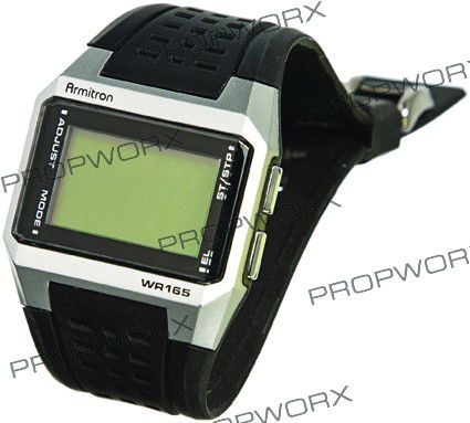 Dante Hick's Hero Watch: Production Description: Digital Armitron wrist watch worn by Dante Hicks in the film "CLERKS II." Production noted this as the hero wrist watch worn by Brian O'Halloran. Technical Description: Armitr