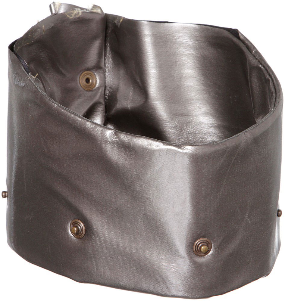 Battlestar Galactica Viper Neck Collar: Production Description: Neck collar used by viper pilots to connect there suits to there helmets. This item was used by production to hide the actors necks to give the illusion of a tight seal on the
