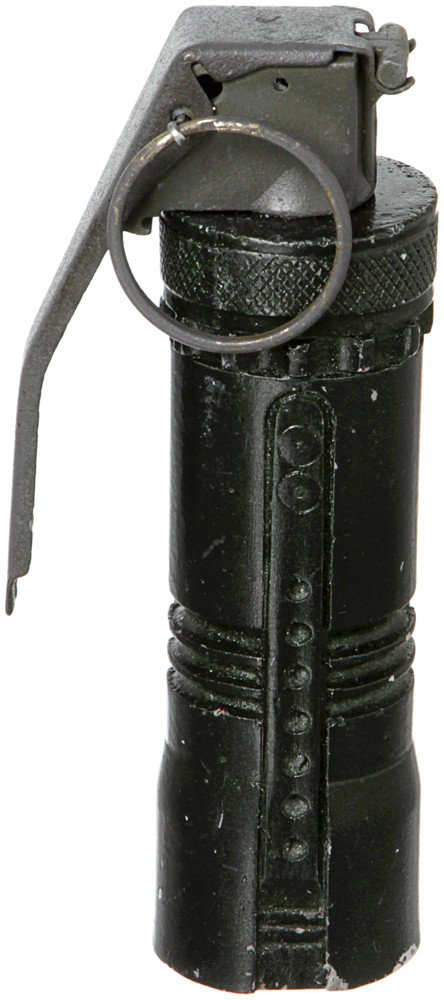 Battlestar Galactica Colonial Grenade: Production Description: Green Colonial grenade, used most often by Marines from Galactica in order to destroy the enemy without engaging them directly. Lee used a grenade much like this one to fool mu