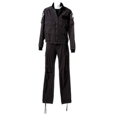 Samantha Carter Black Offworld Uniform: Production Description: Black uniform worn by actress Amanda Tapping as "Samantha Carter" during the production of Stargate SG-1 Season 10 episode "Dominion." Carter wore this uniform offworld when SG