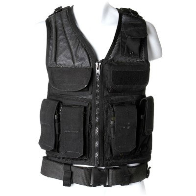 Stargate Atlantis McKay Black Tactical Vest: Production Description: Black tactical vest worn by David Hewlett as "Rodney McKay" during the production of Stargate Atlantis. Production noted that this is a screen-used vest but did not specify the