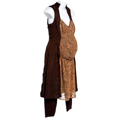 Stargate Atlantis Teyla Costume: Production Description: Costume worn by actress Rachel Luttrell as the pregnant "Teyla Emmagen" in the Stargate Atlantis Season Four episode, "The Kindred, Part 1". The leader of the Athosian tribe, T