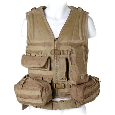 SGU Tan Tactical Vest: Production Description: Tan tactical vest worn by a Marine that was part of the Icarus base personnel. Production noted that this is a screen-used vest but did not specify the exact episodes that it a