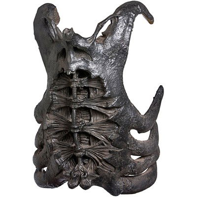 Alien Harness from Foothold: Production Description: Alien harness used to suspend the bodies of SGC base personnel while aliens used holographic mimic devices to replace them and invade Earth. Seen in the Stargate SG-1 Season 3