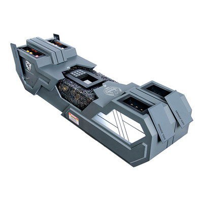 Mark II Naquadah Reactor: Production Description: A Mark II naquadah reactor sent through the Stargate to Atlantis in the Season One episode, "The Siege, Part 2". This device helped power the Ancient weapons platform, enabling