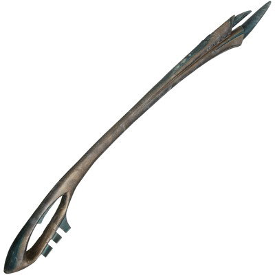 Wraith Stunner Rifle - Stunt: Production Description: The second Wraith Stunner Rifle design introduced in Season 3 of Stargate Atlantis. This weapon replaced the over-the-shoulder type of rifle seen in earlier episodes of the sho