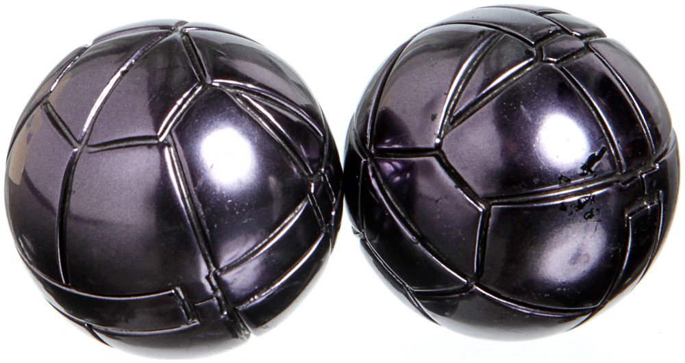 Iron Man 2 Black Widow Hero Tech Ball Set: Production Description: Hero tech balls used by Agent Natasha Romanoff (Black Widow) as high tech accessories on her uniform belt. These items were marked by production as screen used, but did not sta