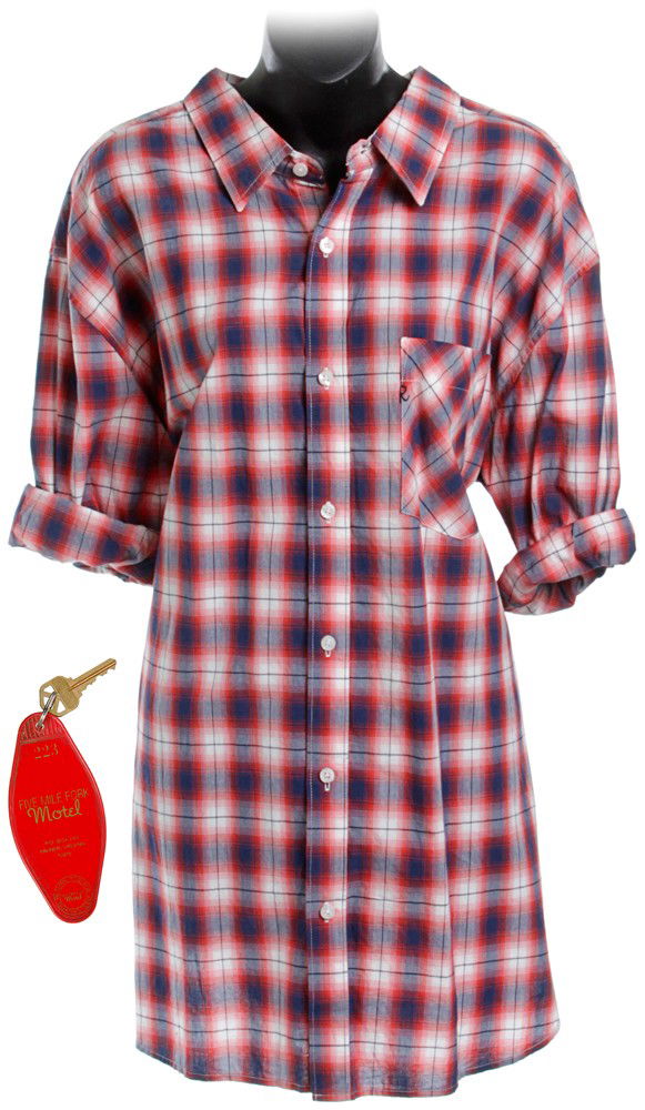 The Incredible Hulk Betty Ross Motel Shirt and Key: Production Description: Plaid shirt worn by Betty while hiding out in a motel with Bruce Banner after escaping from General Ross and the US Army. Worn by actress Liv Tyler. Included it the key to the