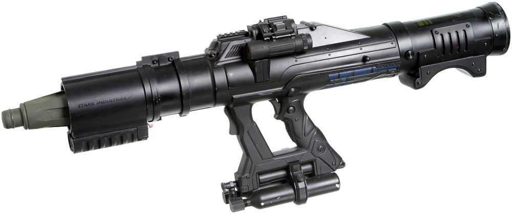 The Incredible Hulk Stark Ind. Rocket Launcher: Production Description: Stark Industries rocket launcher used by US Army soldiers while fighting the Abomination in the streets of New York. Production noted this as the hero rocket launcher. Technica