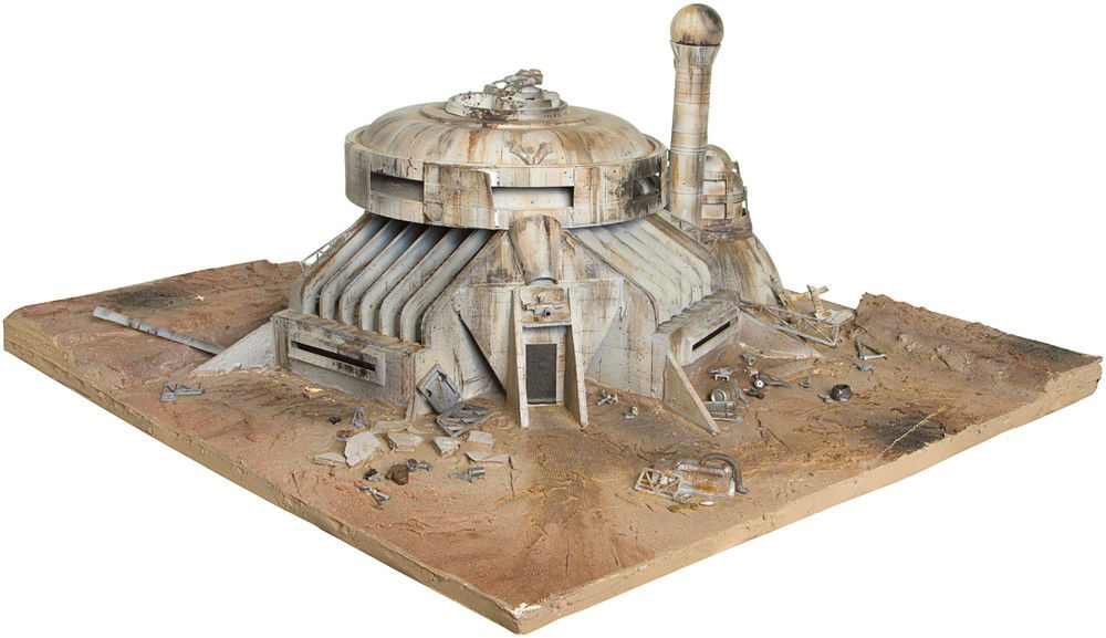Star Trek: Deep Space Nine T'Lani Bunker: Production Description: This practical model was used in Star Trek: Deep Space nine's second season episode "Armageddon Game". In this episode O'Brien and Bashir try to help save a world that is bein
