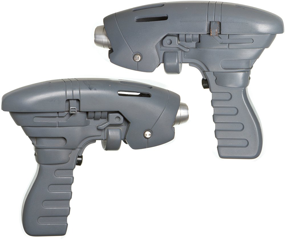 Star Trek Enterprise: Phase Pistol Master: This rare production "Master" of the Phase Pistol used in Star Trek: Enterprise was created by ISS, and was the first incarnation of the weapon designed for production. This master would later be used