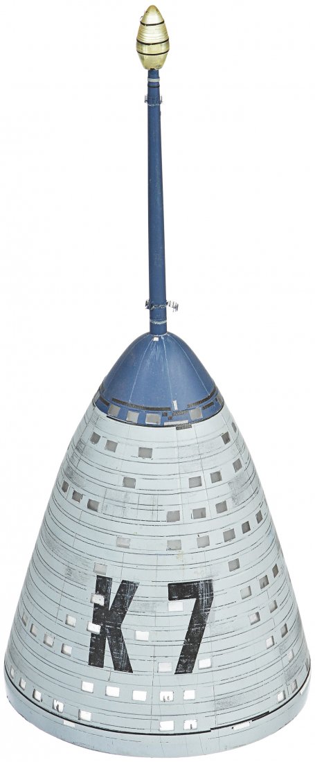 Star Trek: Deep Space Nine K7 Dome Section Miniature: This is the main dome section for the K7 space station featured in the season five episode "Trials & tribble-ations" of Star Trek: Deep Space Nine. In the episode, the crew of DS9 travels back in time