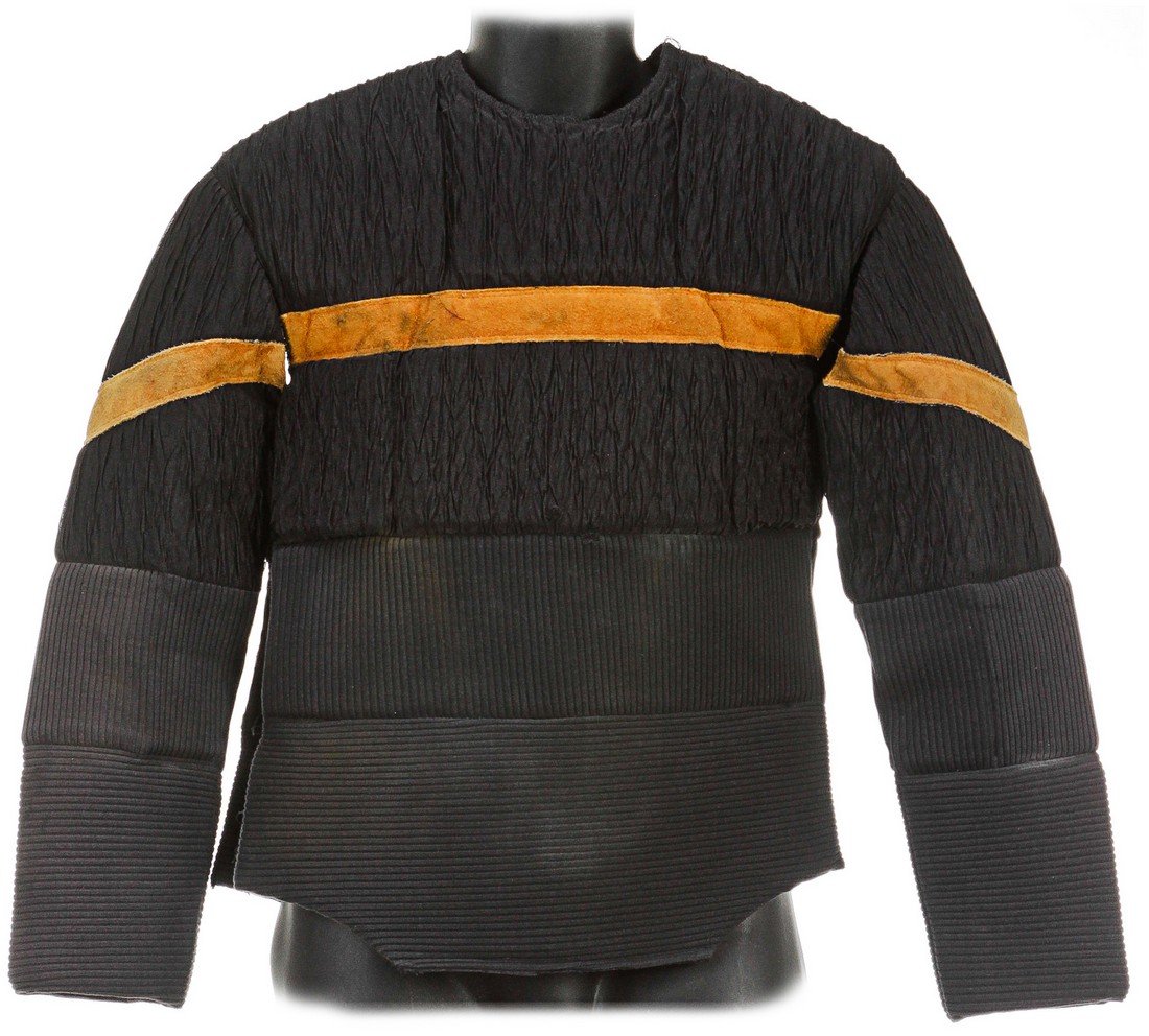 Star Trek: Deep Space Nine Starfleet Flack Jacket: A Starfleet Flack-Jacket featured in the fifth season episode "Nor the Battle to the Strong" of Star Trek: Deep Space Nine. These jackets were worn by Starfleet members while in combat, most noticeabl