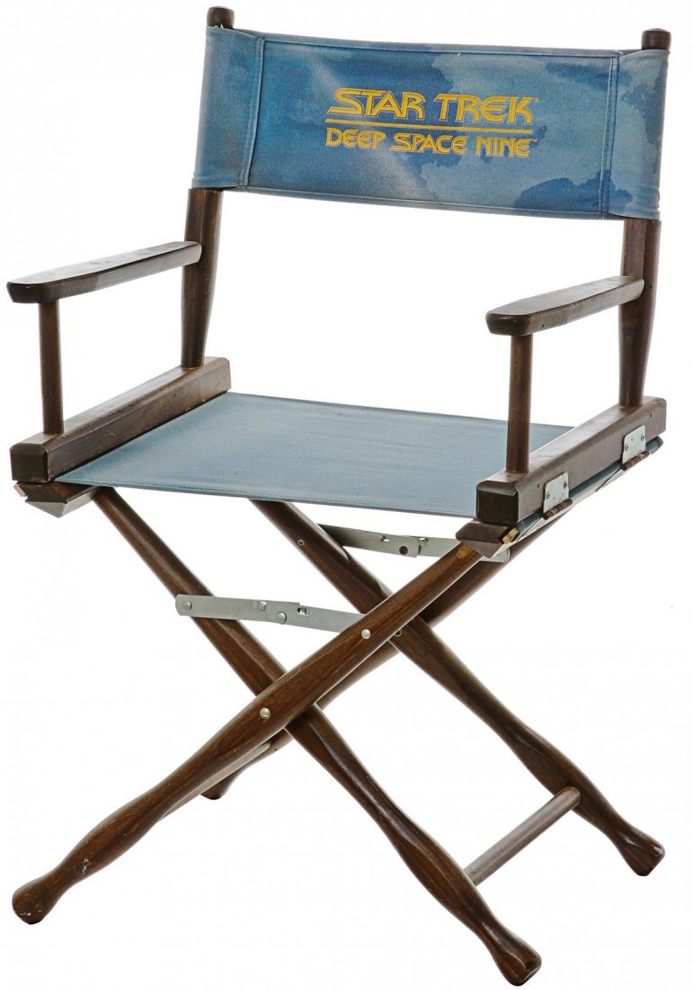 Star Trek: Deep Space Nine Avery Brooks Directors Chair: A directors chair used by Avery Brooks during the filming of Star Trek: Deep Space Nine. Actor Avery Brooks, who portrayed Captain Benjamin Sisko also directed a handful of episodes throughout the ser