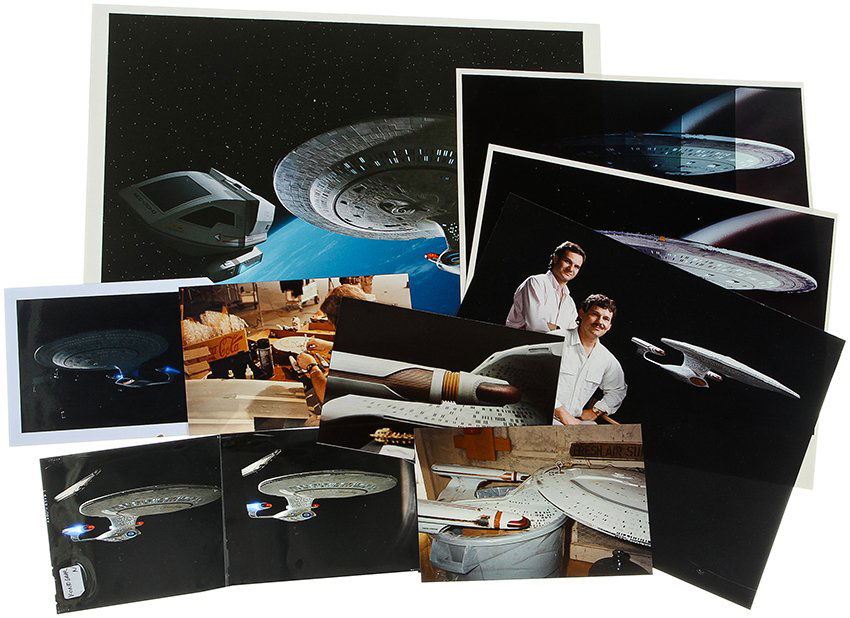 Star Trek Enterprise-D Production Material Lot (1 of 1)