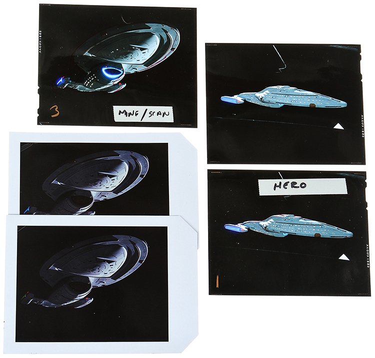 Star Trek Voyager Model Miniature Production Material (1 of 1)