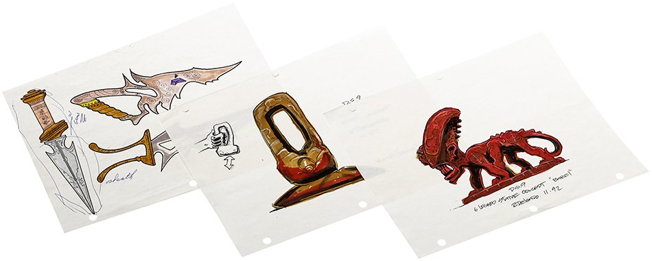 Star Trek: Deep Space Nine "Artifact" Concept Artwork (1 of 1)