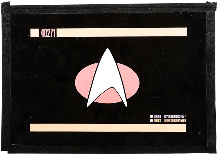 Star Trek: The Next Generation "Starfleet" LCARS (1 of 1)