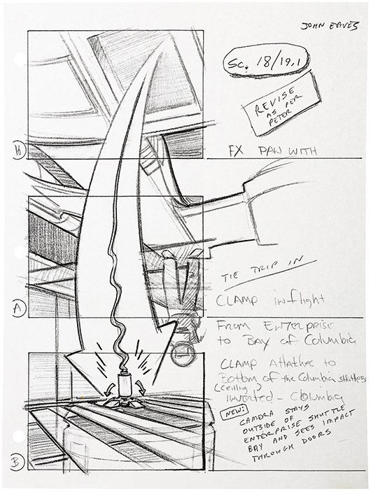Star Trek: Enterprise Original "Divergence" Storyboard (1 of 1)