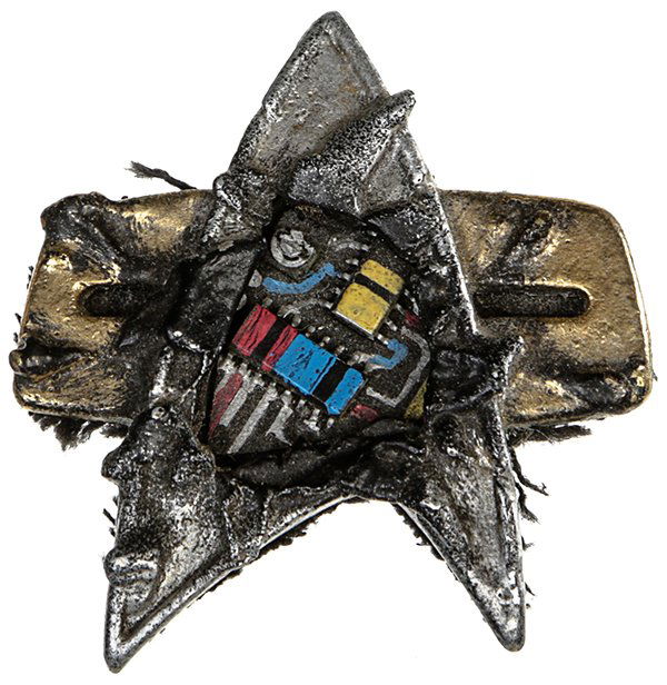 Star Trek Cast & Crew "Borgified" Starfleet Combadge (1 of 1)