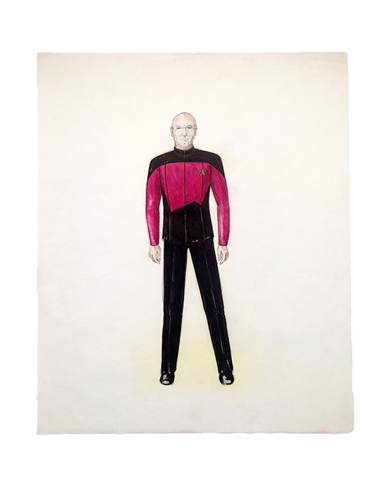 Star Trek: TNG Captain Picard Concept Illustration (1 of 4)