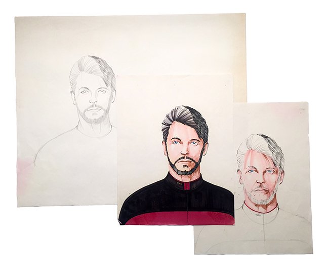 Star Trek: TNG Commander Riker Concept Art Collection (1 of 5)