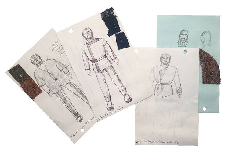 Star Trek: TNG Worf Original Concept Artwork Collection (1 of 7)