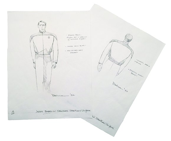 Star Trek: TNG Starfleet Jacket Concept Illustrations (1 of 3)