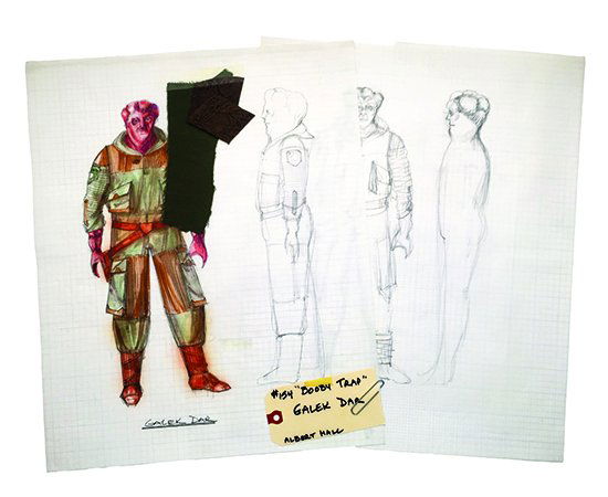 Star Trek: TNG Galek Dar Original Concept Artwork (1 of 3)
