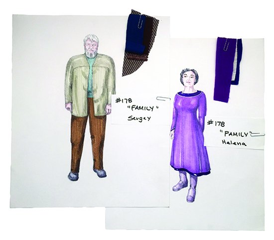 Star Trek: TNG Original "Family" Concept Artwork Set (1 of 3)