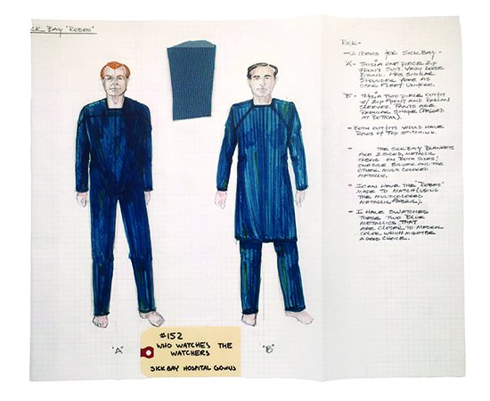 Star Trek: TNG "Who Watches the Watcher" Illustrations (1 of 4)