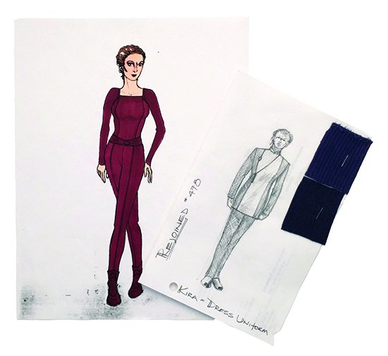 Star Trek: DS9 Major Kira Concept Illustration Set (1 of 3)